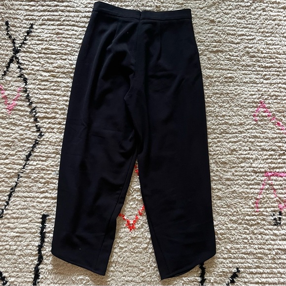 Rodebjer Nala Crepe Trouser Pants in Black - Picture 3 of 4